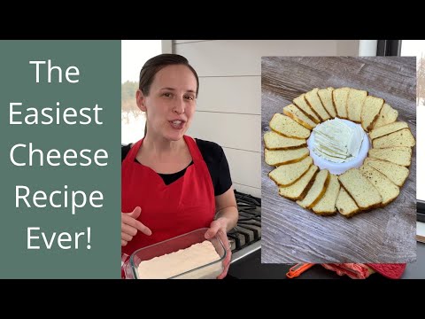 How To Make Farmer's Cheese ~ The Easiest Cheese Recipe Ever! Makingcheese