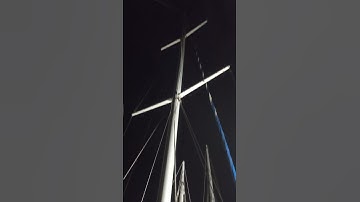 replacing the halyard line! #boatwork #sailboat #boatlife #sailors #danceitout #sailing