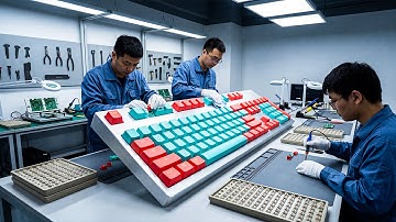 The Birth of "Thock": How Custom Keyboards Are Made (ASMR)