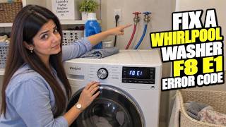 Details How to Fix a Whirlpool Washer F8 E1 Error Code Guide