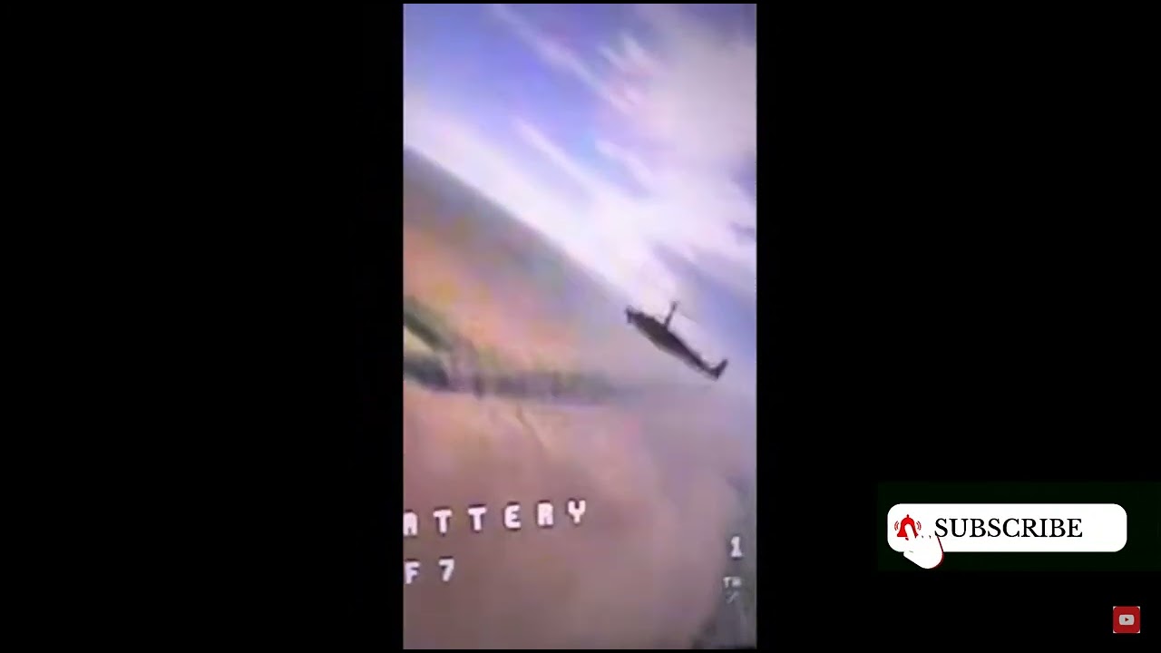 Ukraine war footage, FPV Drone Target Russian Ka 52 Helicopter,