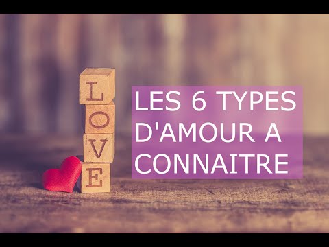 Vidéo: Quels sont les 6 types d'amour ?