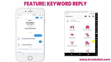 Keyword reply - Facebook chatbot creator - kreatebot