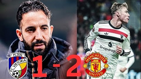 RASMUS TO THE RESCUE|Attacking inability|Viktoria Plzen vs Man united match recap.