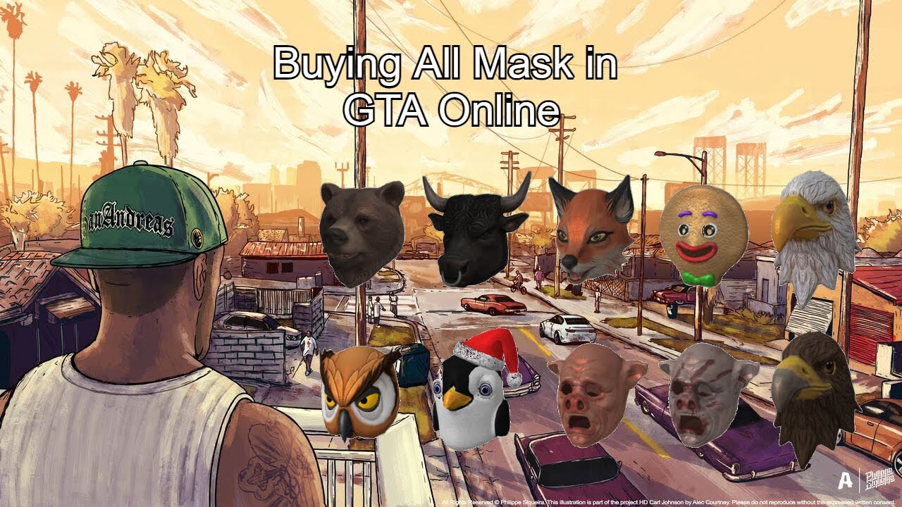 Buying All Masks in GTA Online PS5 YouTube