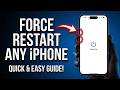 How to Force Restart iPhone (Fix Stuck, Frozen, or Unresponsive Screen)