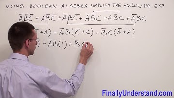 Digital Logic - Simplification of an SOP Expression 02