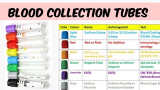 Color Guide Blood Collection Tube Colors And Tests Bigs Chronicle