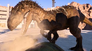 ALL LARGE CARNIVORE DINOSAURS BATTLE ROYALE IN ARENA - Jurassic World Evolution 2 by DINO HUNTER 714 views 6 months ago 11 minutes, 52 seconds