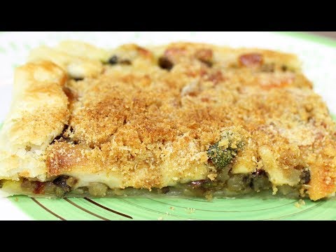 Video: Torta Aperta Con Melanzane Al Forno E Peperoni