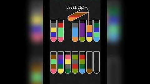 Water sort puzzle level 257