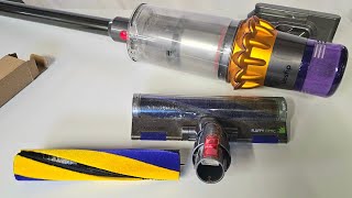 How to replace Dyson V15 Detect Brush Roller   head cleaning