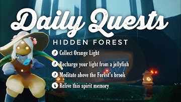 Daily Quest in Hidden forest | sky children of the light | Noob Mode