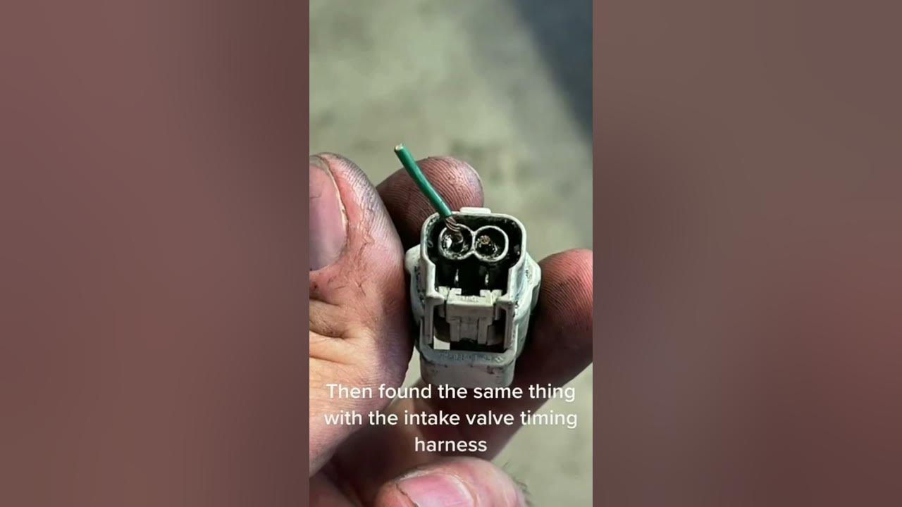 How to fix wiring harness for Mass Air flow sensor on G35 shorts YouTube