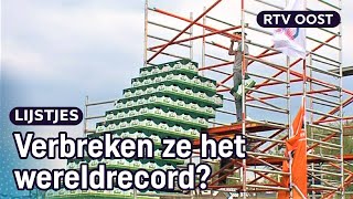 Overijsselse wereldrecords: bierkrattenbrug en uren wipwappen | RTV Oost