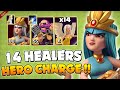 THIS player BROKE clash with 14 healer insane attack