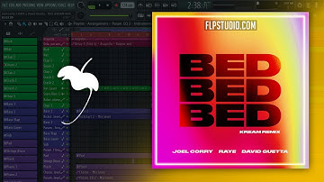 Joel Corry x RAYE x David Guetta - BED KREAM Remix (FL Studio Remake)