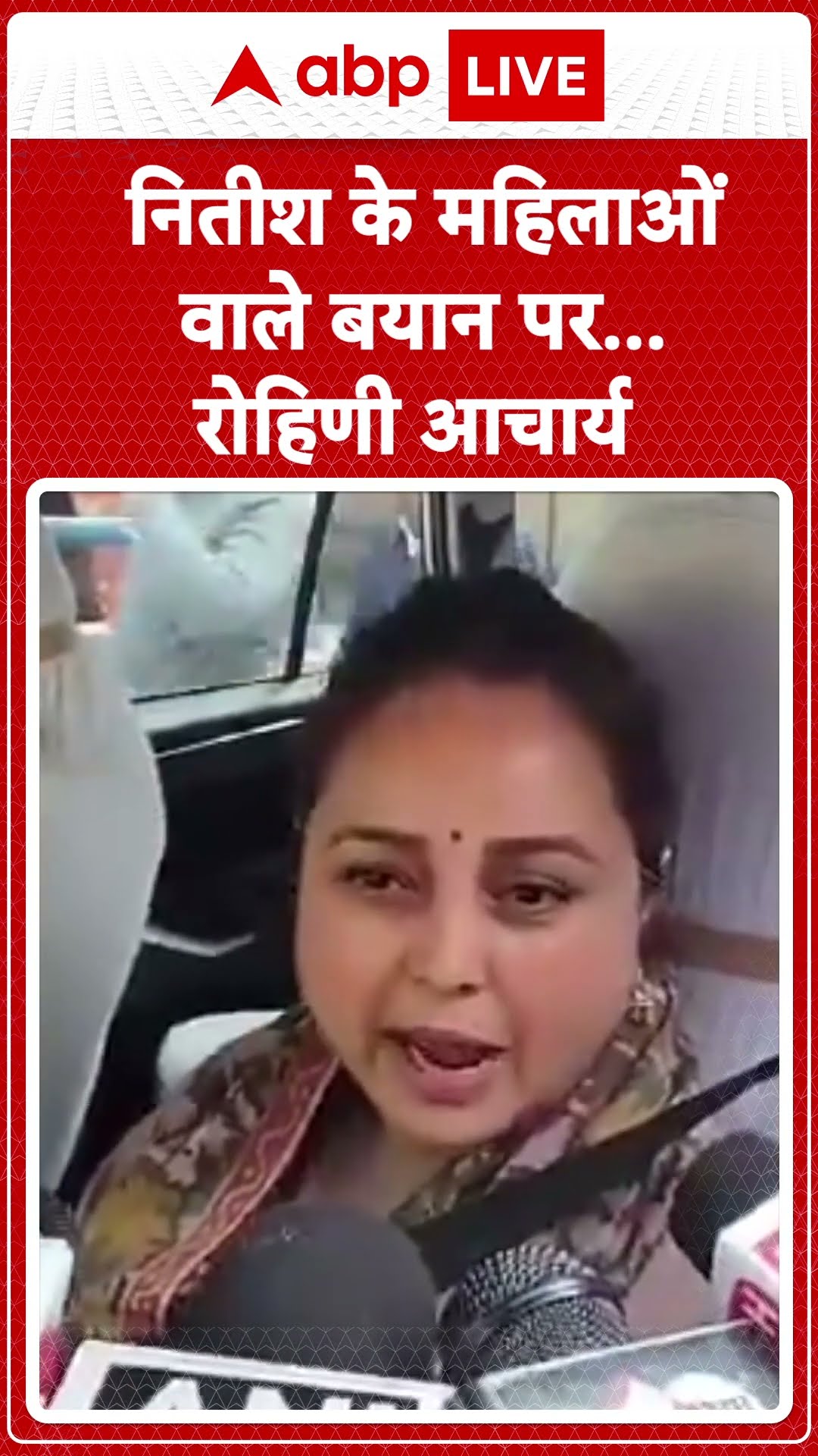 Bihar Politics: CM Nitish के बयान पर RJD Rohini Acharya ने कहा, 'ये महिलाओं का अपमान है'...|ABP LIVE