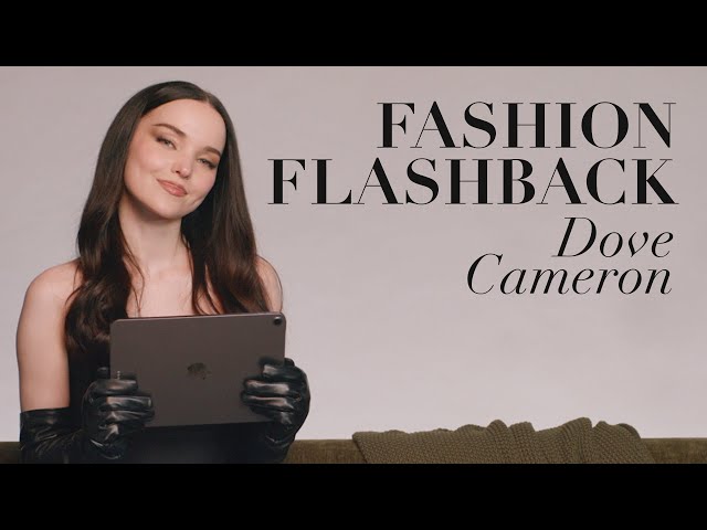 Dove Cameron Was Sewn Into Her Dress and Had No Idea | Fashion Flashback | Harper's BAZAAR class=
