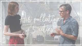 We take a journey through michael pinsky's 'pollution pods' at
somerset house to see, feel and smell air pollution from 5 big cities
across the world. what c...
