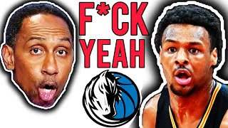 Stephen A. Smith F*CKING GOES OFF on Bronny James getting DRAFTED by the MAVS ‼️🤯🤬😤