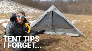 Beginner Tent Tips That You Should Know