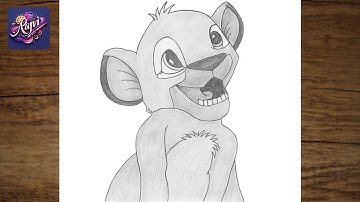 How to Draw Simba from Lion King – Easy Beginner Tutorial! 🎨