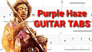 Jimi Hendrix - Purple Haze GUITAR TABS | Tutorial | Lesson
