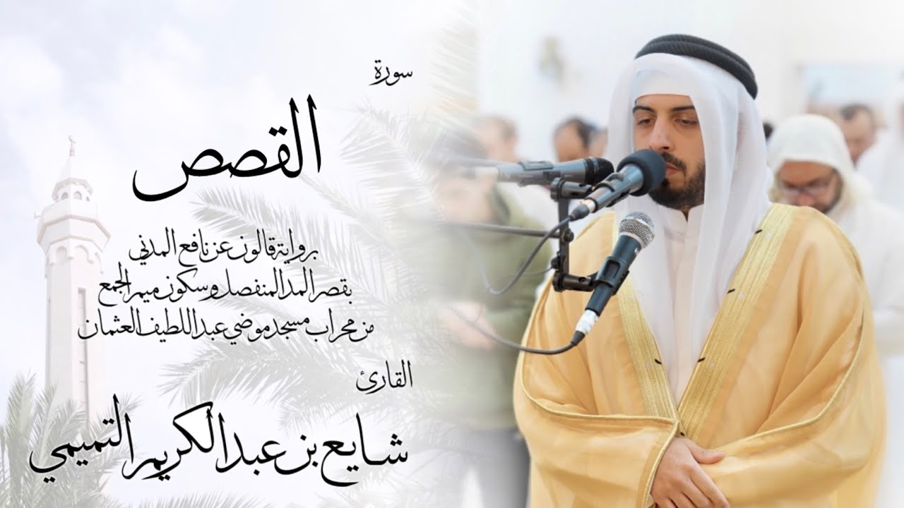 28 - سورة القصص ( برواية قالون ) - شايع التميمي ||Al-Qasas ( Qaloun ) - Shaya Altamimi