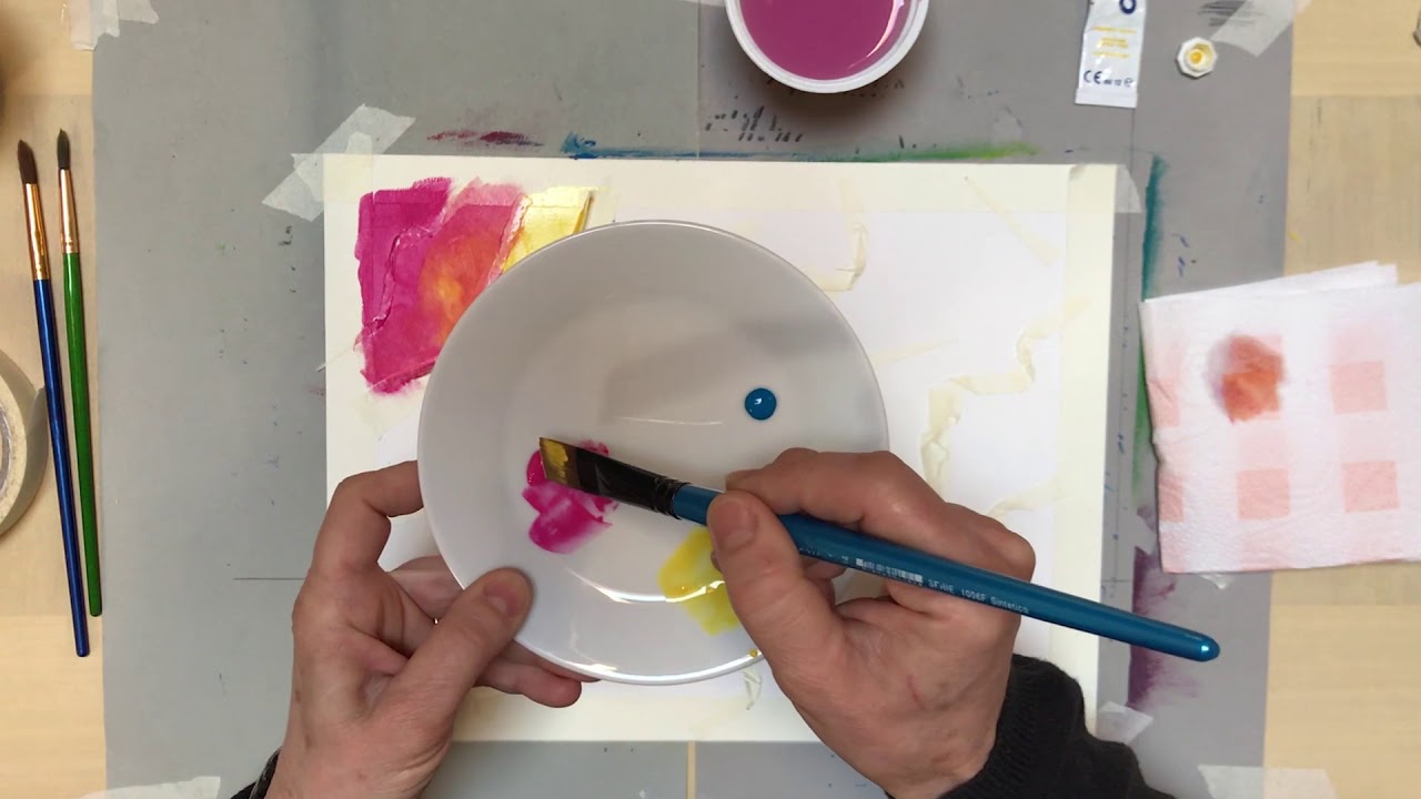 Come Si Usano I Colori A Tempera Colori primari e secondari, tempera - YouTube
