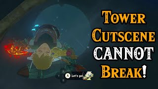 The Tower Launch Cutscene is UNBREAKABLE in Zelda Tears of the Kingdom