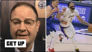 GET UP | Woj worried about Anthony Davis' injury, Lakers loss to Nuggets 122-105