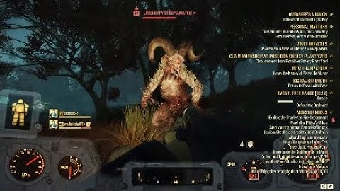 Fallout 76 - The real Sheepsquatch is live! Event: Free Range