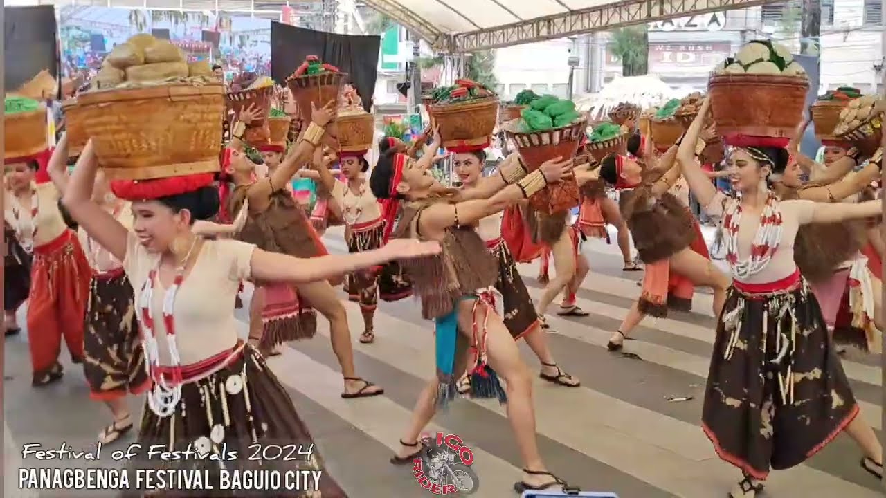 Panagbenga Festival of Baguio City by the SLU Dance Troupe Cordillera Festival of Festivals 2024