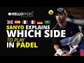 Hello padel academy  the difference between a right side and left side player by sanyo gutierrez