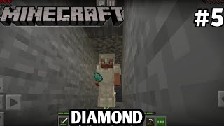 The Best Method of Diamonds Mining ⛏️ || Minecraft Survival Series Pocket edition 1.14 ||