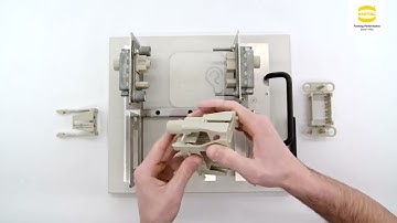 HARTING Han Modular® Sliding Frame - Assembly instruction
