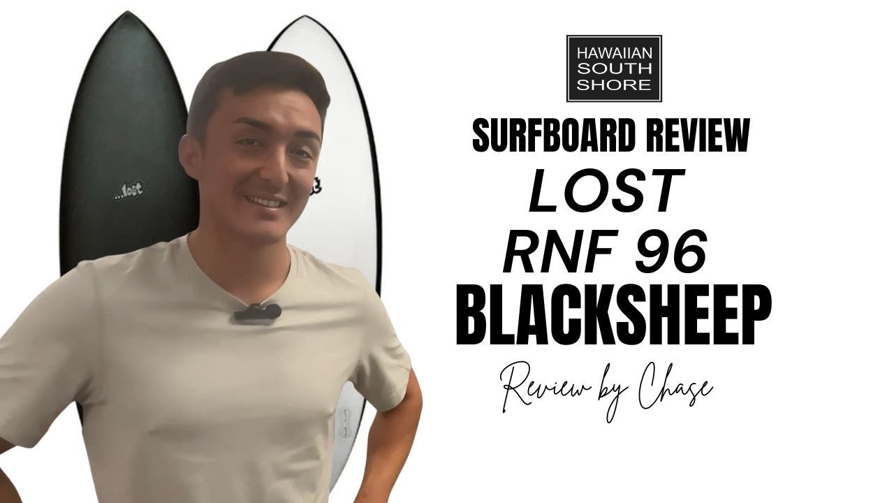 Lost RNF 96 BlackSheep Surfboard Review by Chase - YouTube