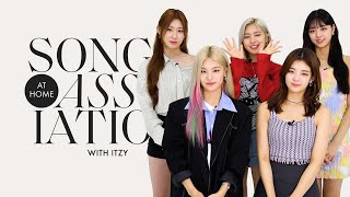 ITZY Sings TWICE, Bruno Mars, and "ICY" in a Game of Song Association | ELLE
