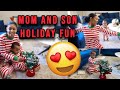 TODDLER DECORATES HIS OWN CHRISTMAS TREE | MOM AND SON CHRISTMAS VLOG