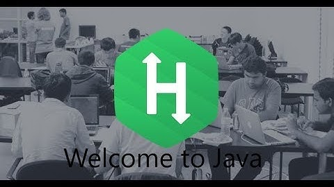 1. Welcome to java - Introduction || java
