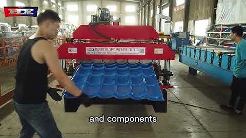 Double Layer Glazed and Trapezoidal Roof Roll Forming Machine