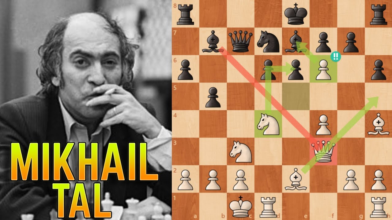 Tal Gme Mikhail Tal's Immortal Game - YouTube