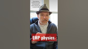 How does an electromagnetic pulse work when a nuclear device is detonated in the atmosphere?