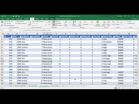 constructing a histogram in excel