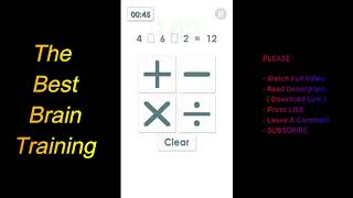 THE BEST BRAIN TRAINING - Android App in PUZZLE Categories screenshot 5