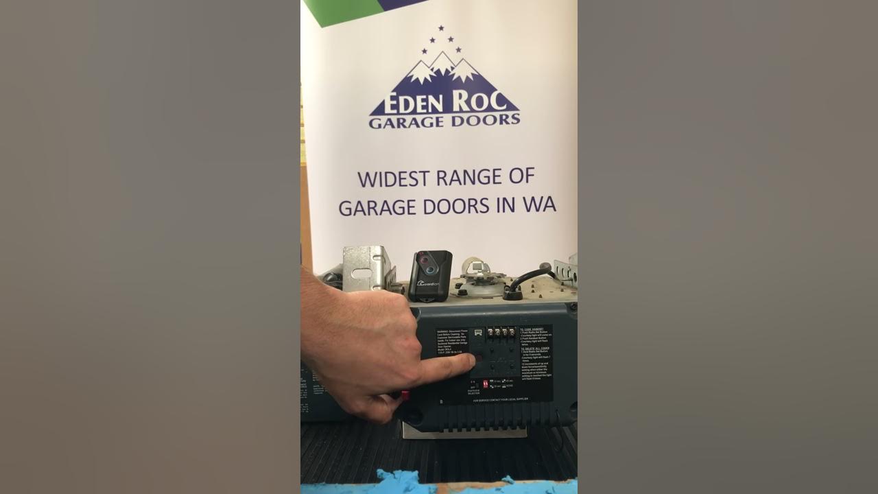 How to program Guardian garage door remotes YouTube