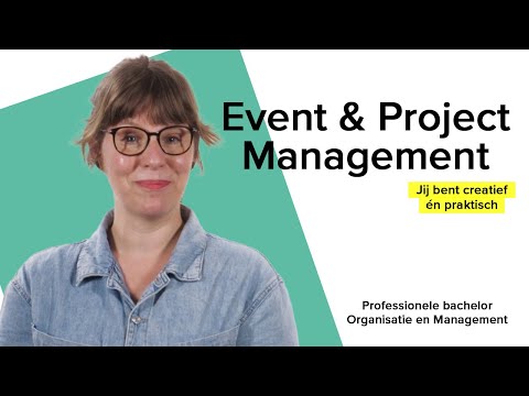 Event & Project Management studeer je aan KdG