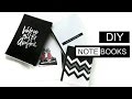 DIY Notebooks !! طريقة تصميم غلاف دفتر