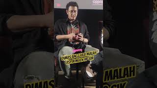 Porsi di film tdk byk #dimasanggara lebih santai dan asyik main hp di #konferensipers #ikatandarah